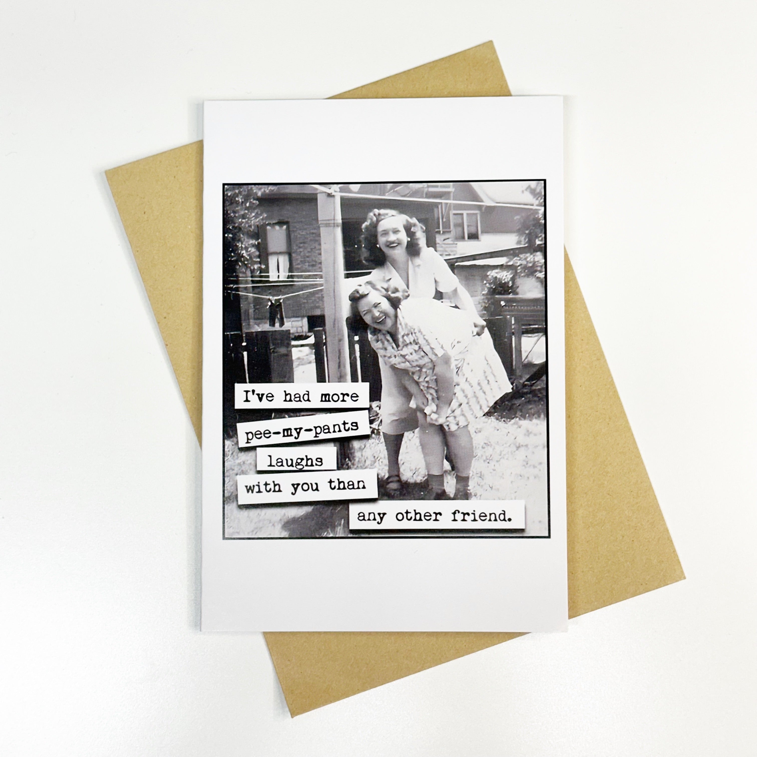 Laughter Friendship Card